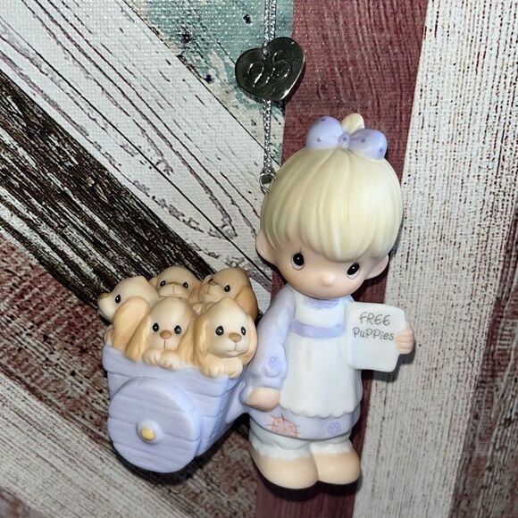 Precious Moments God Loveth a Cheerful Giver 25th Anniversary Ornament EUC RARE - Picture 1 of 9